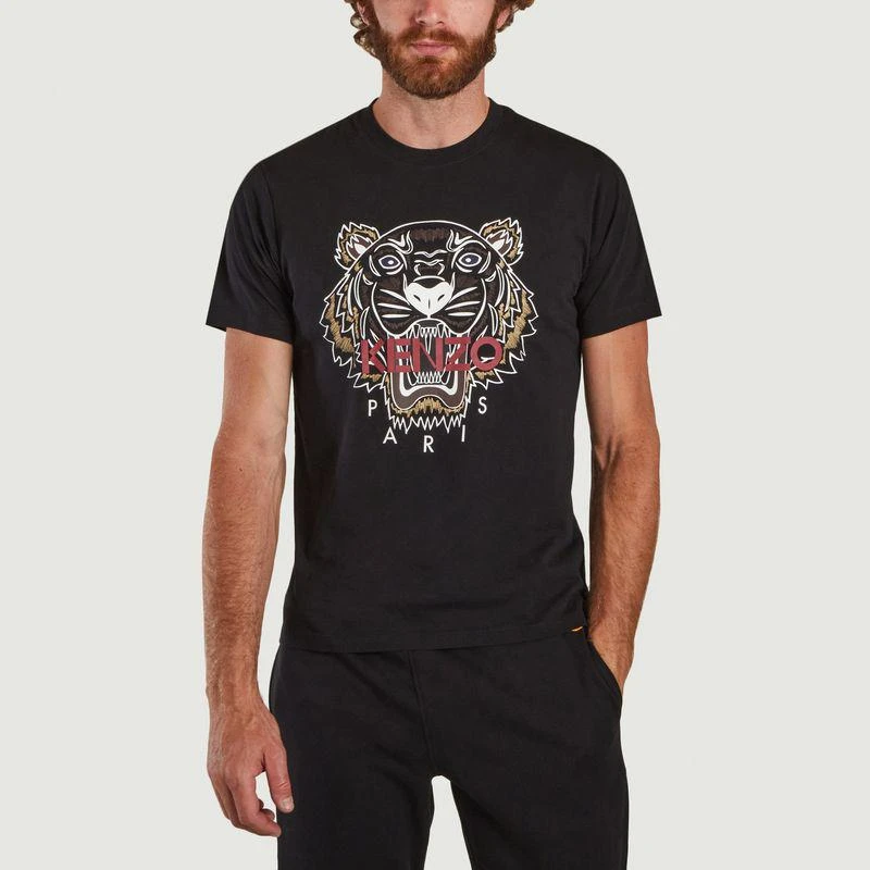 商品[国内直发] Kenzo|Tiger t-shirt  BLACK Kenzo,价格¥543,第1张图片