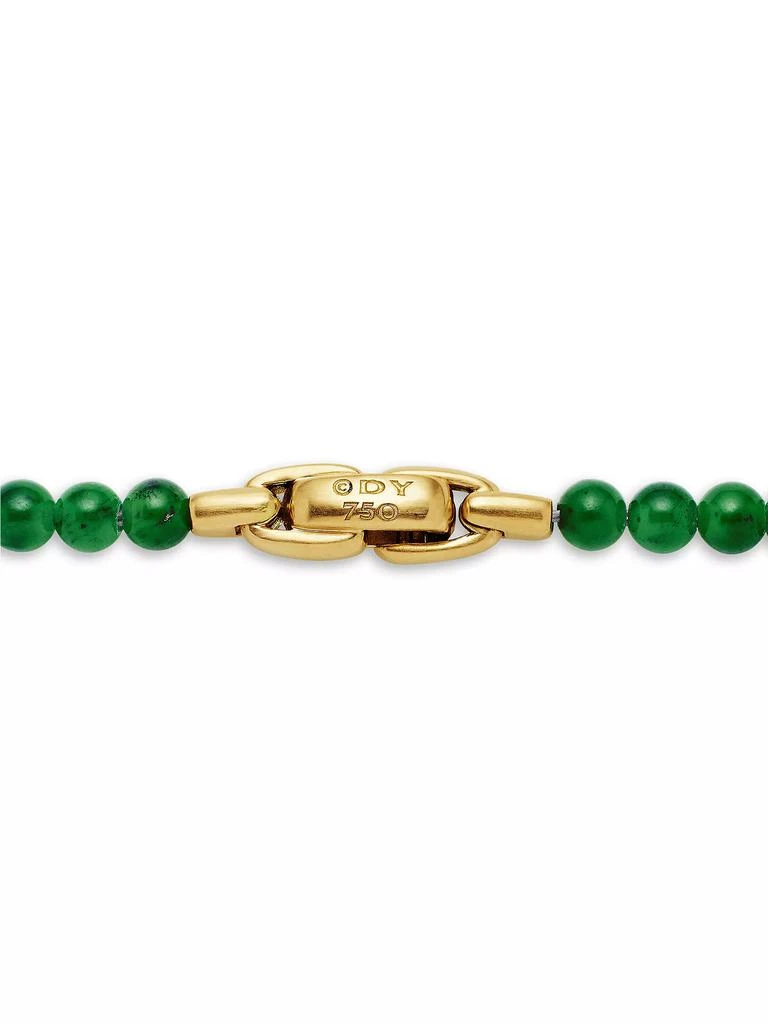 商品David Yurman|Spiritual Beads Necklace with Nephrite Jade and 18K Yellow Gold,价格¥16527,第4张图片详细描述