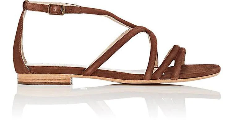 商品Barneys New York|Suede Multi-Strap Sandals,价格¥447,第1张图片