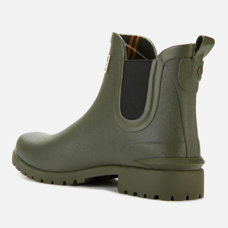 商品Barbour|BARBOUR WOMEN'S WILTON CHELSEA WELLIES - OLIVE,价格¥542,第3张图片详细描述