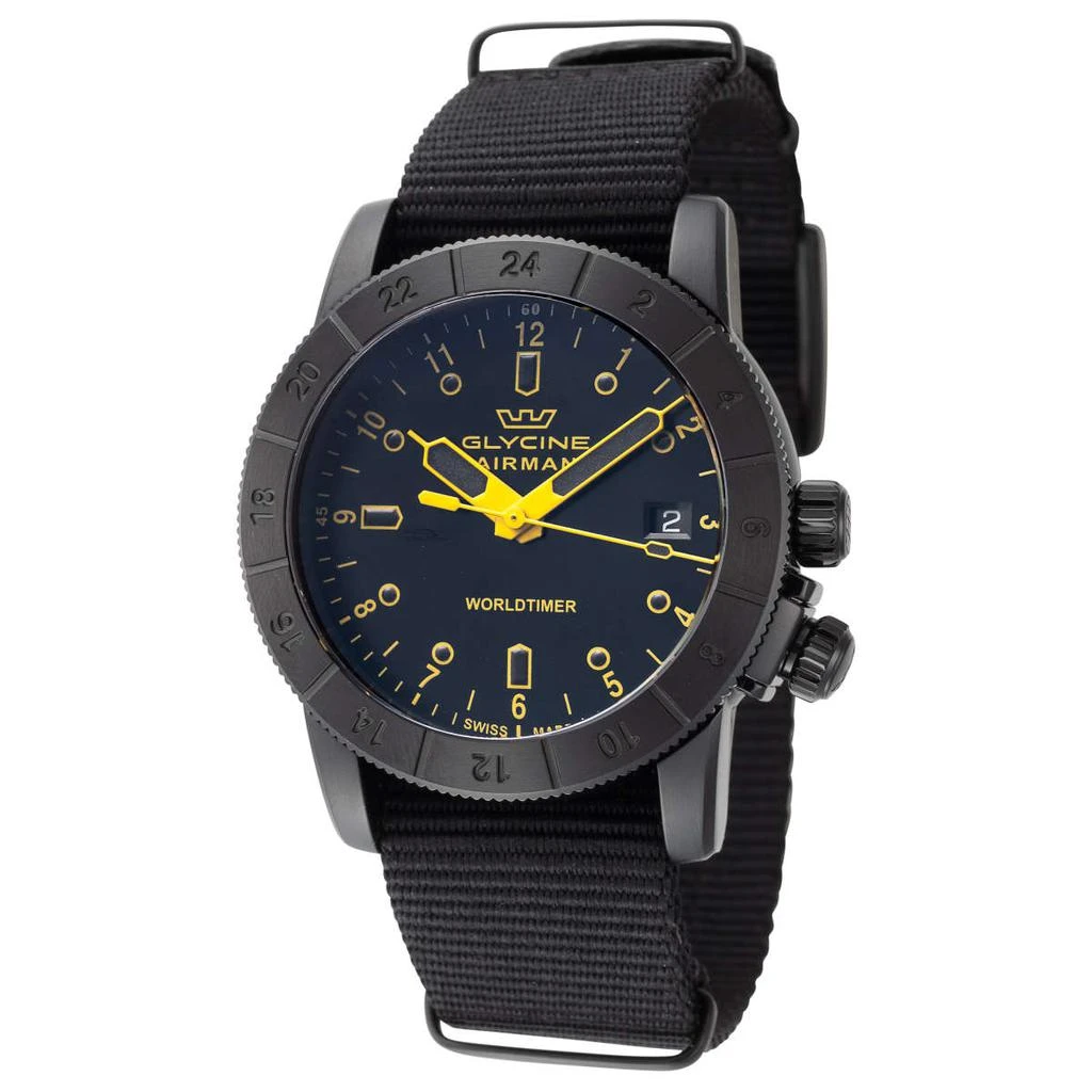 商品Glycine|Glycine Airman Worldtimer 手表,价格¥1142,第1张图片