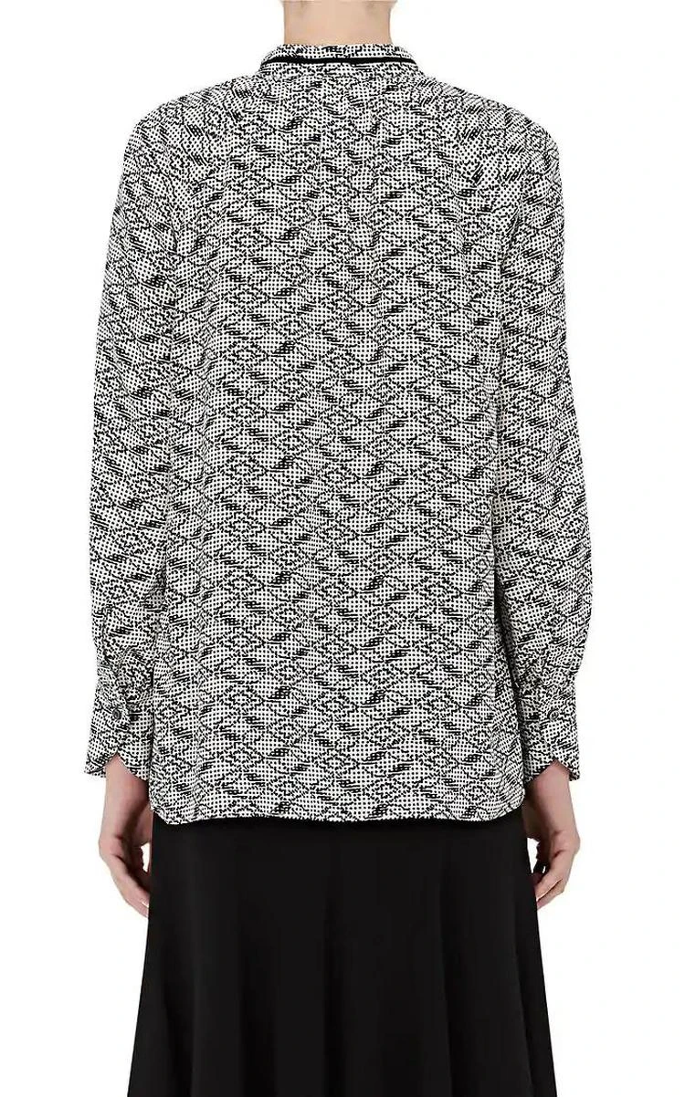 商品Derek Lam|Abstract-Diamond-Print Silk Tunic,价格¥4658,第2张图片详细描述