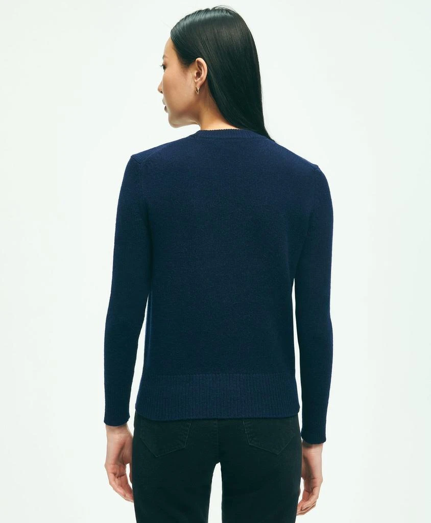 商品Brooks Brothers|Women's Merino Wool Blend Lunar New Year Embroidered Sweater,价格¥828,第2张图片详细描述