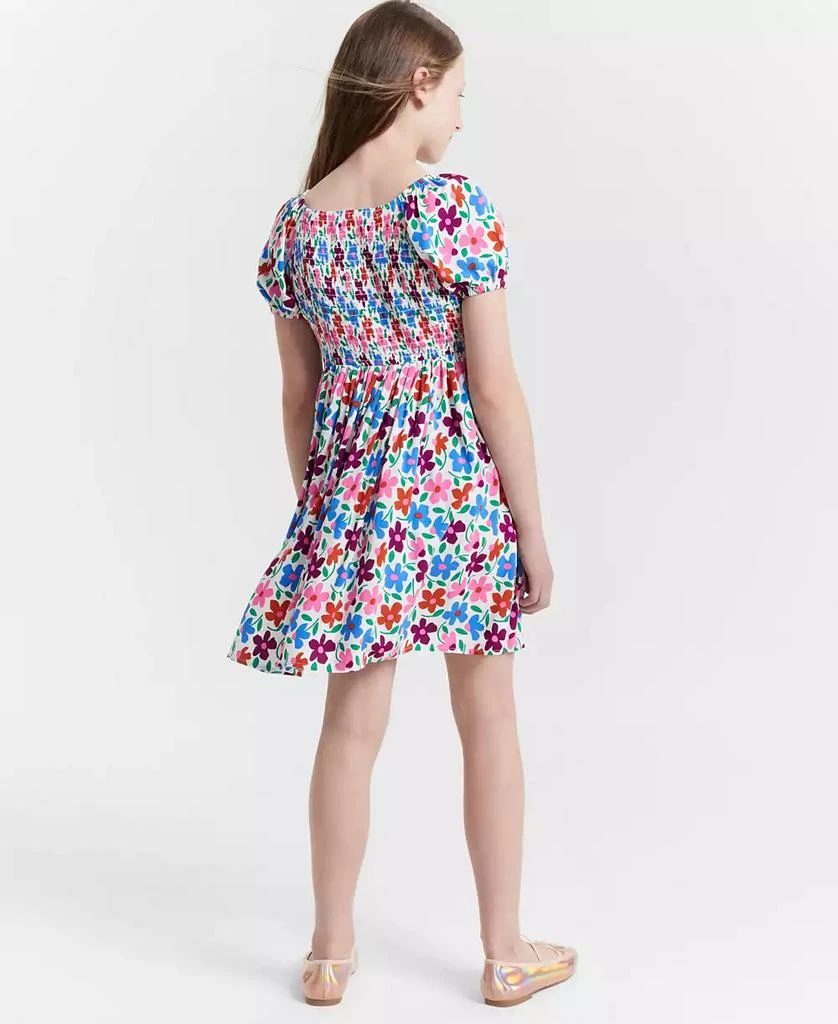 商品Epic Threads|Girls Floral-Print Smocked Dress, Created for Macy's,价格¥89,第2张图片详细描述