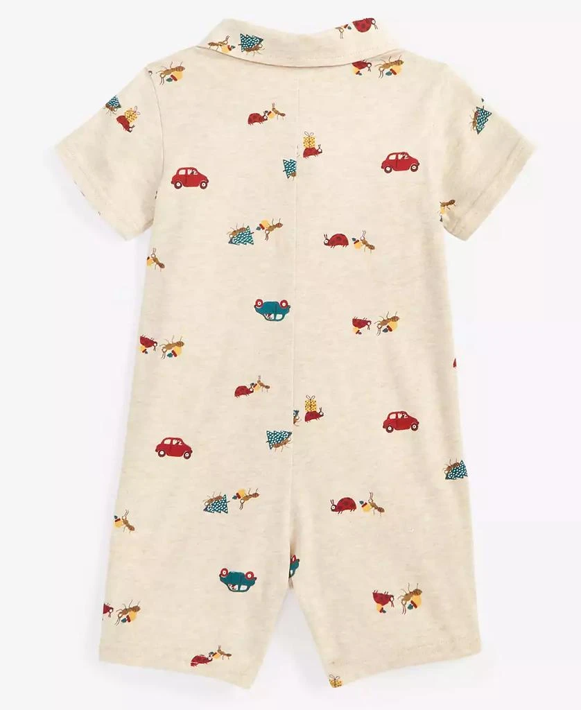 商品First Impressions|Baby Boys Present Party Printed Collared Sunsuit, Created for Macy's,价格¥58,第2张图片详细描述