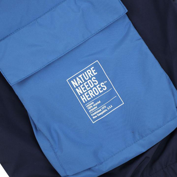 商品Timberland|Navy Hooded Windbreaker With Backpack,价格¥251,第7张图片详细描述