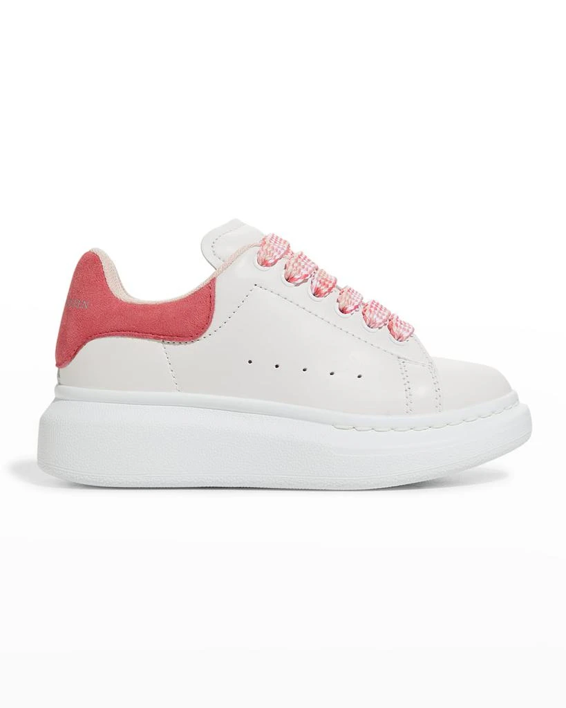 商品Alexander McQueen|Girl's Oversized Leather Sneakers, Toddlers/Kids,价格¥928,第1张图片