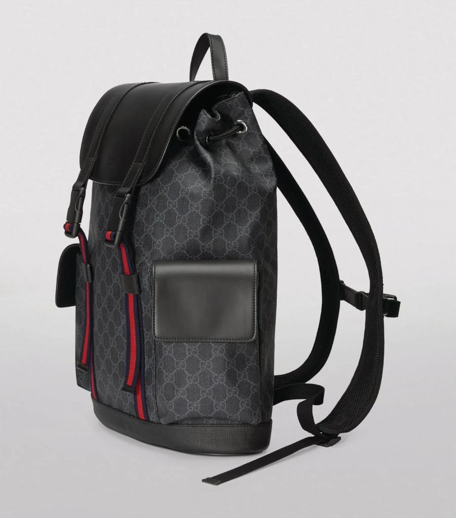 商品Gucci|Leather GG Supreme Backpack,价格¥17409,第2张图片详细描述