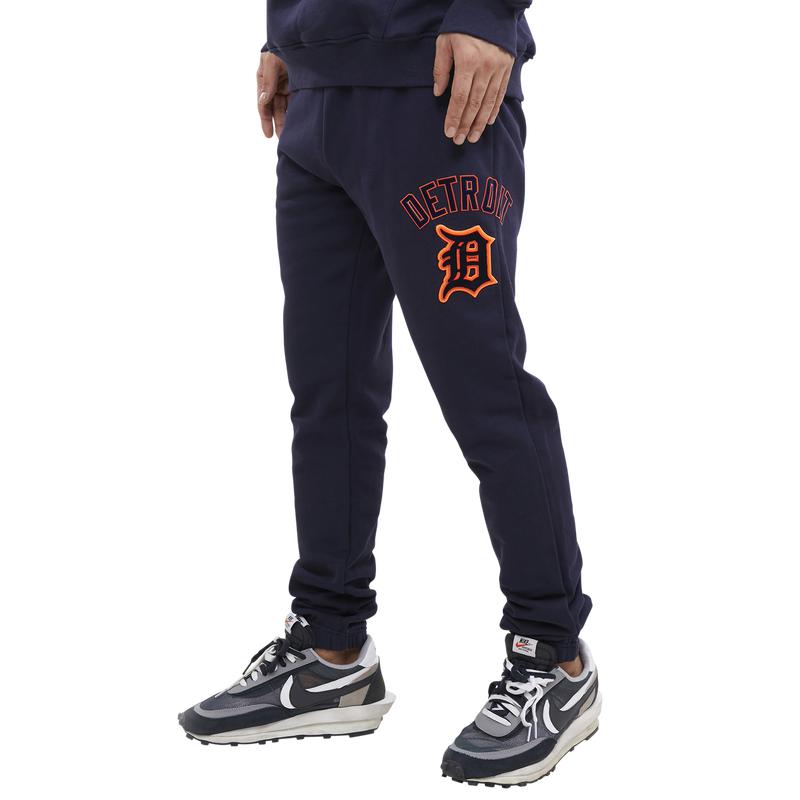 Pro Standard Tigers Stacked Logo Joggers - Men's商品第4张图片规格展示