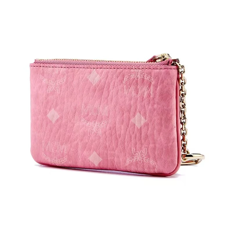 MCM Visetos钥匙包粉色女款 MYKCATA01QZ001-BLOSSOM PINK VISETOS 商品