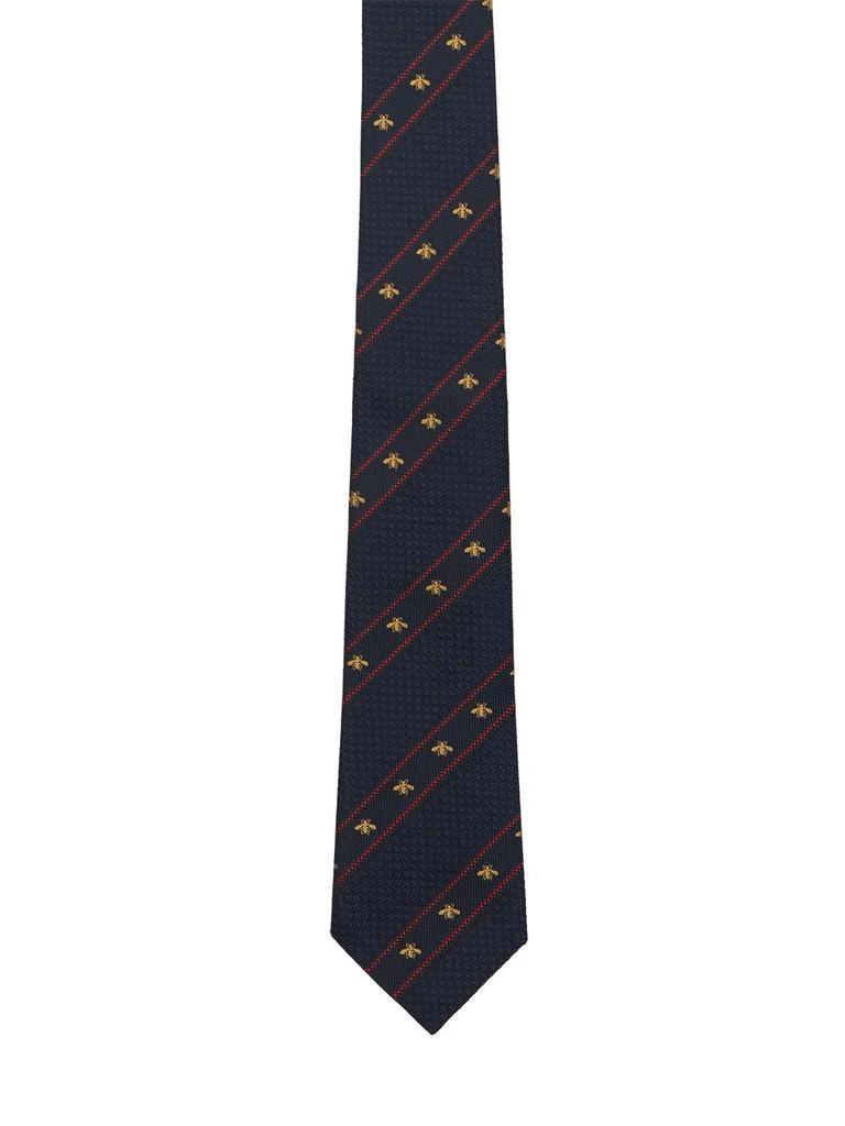 商品Gucci|7cm Bee Web Silk Tie,价格¥1619,第2张图片详细描述