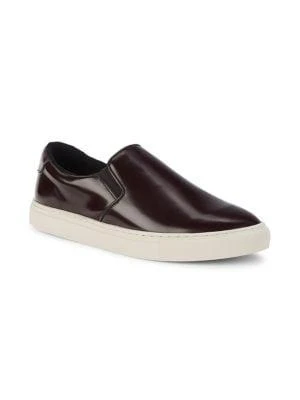 商品Calvin Klein|Ansly 2 Leather Slip-On Sneakers,价格¥225,第2张图片详细描述