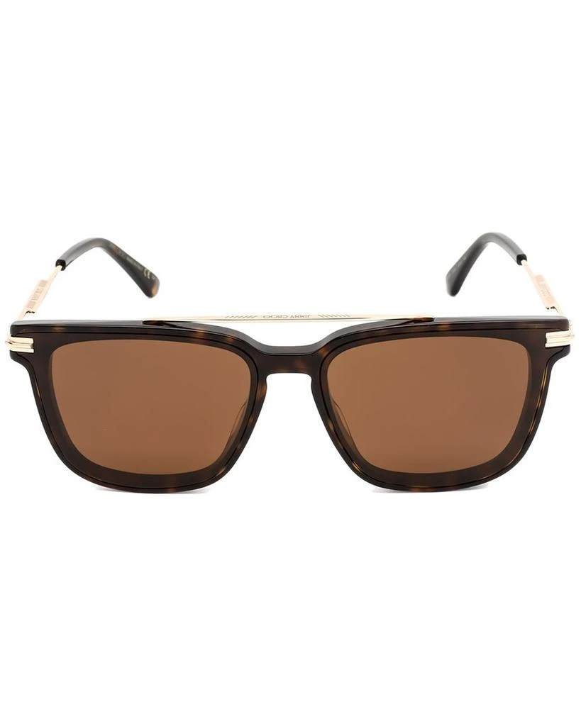 商品Jimmy Choo|Jimmy Choo Men's ZED/G/S 63mm Sunglasses,价格¥676,第2张图片详细描述