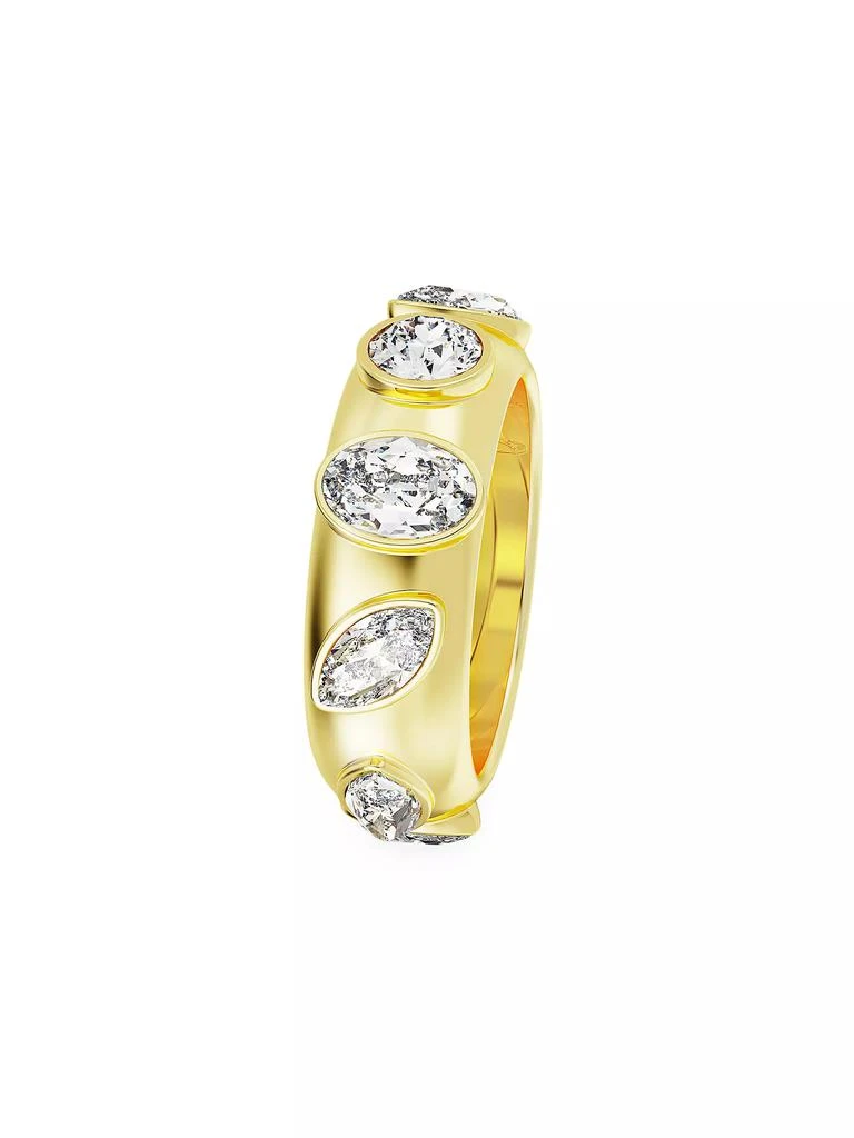 商品Swarovski|Imber Goldtone & Crystal Mixed Cuts Tube Ring,价格¥965,第3张图片详细描述