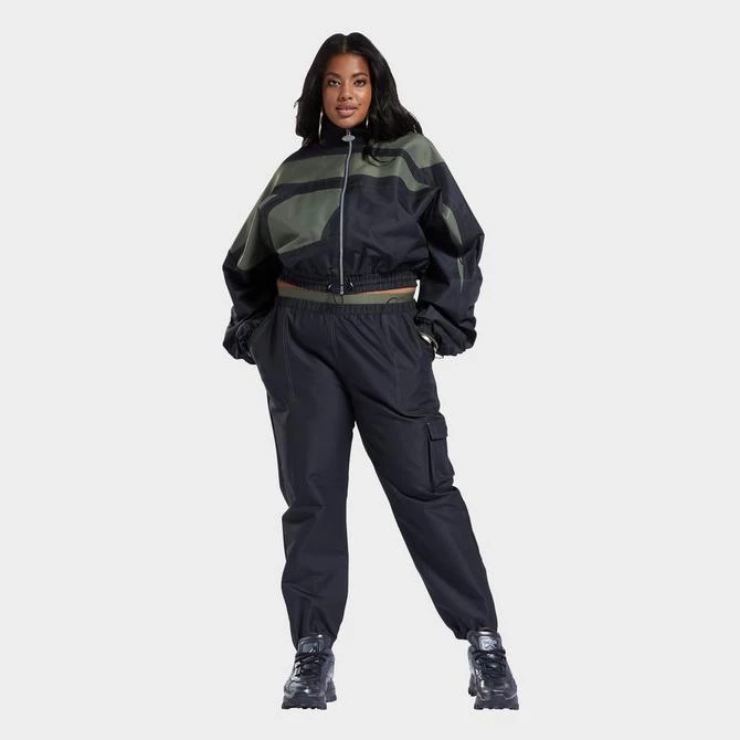 商品Reebok|Women's Reebok Cardi B Woven Satin Jacket (Plus Size),价格¥484,第2张图片详细描述