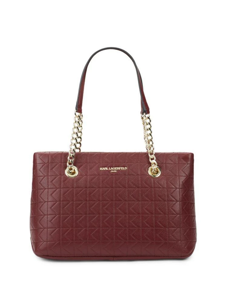 商品Karl Lagerfeld Paris|Quilted Leather Tote Bag,价格¥747,第1张图片