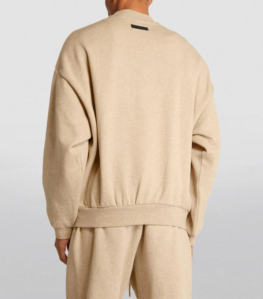 商品Essentials|Cotton-Blend Crew-Neck Sweater,价格¥908,第4张图片详细描述