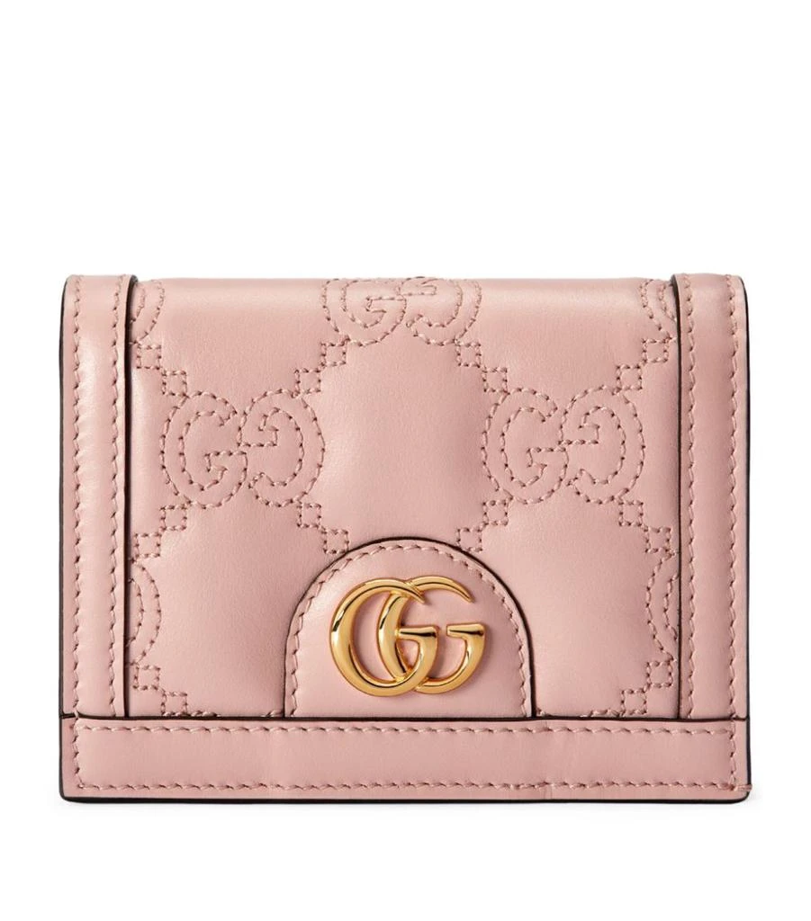 商品Gucci|Matelassé Leather GG Bifold Wallet,价格¥4604,第1张图片