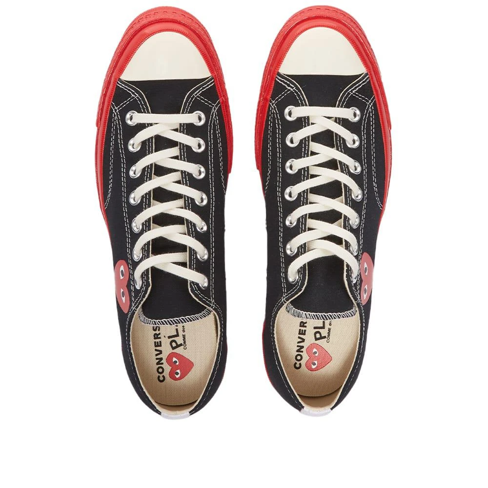 商品Comme des Garcons|Comme des Garcons Play x Converse Chuck Taylor Red Sole Low,价格¥1198,第5张图片详细描述
