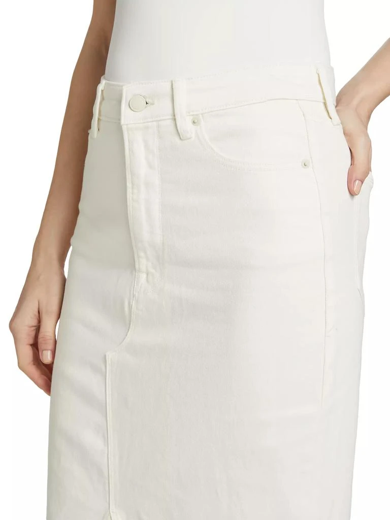 Slit-Front Denim Midi-Skirt 商品