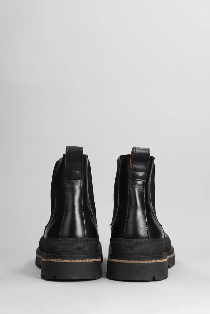 商品Birkenstock|Prescott Combat Boots In Black Leather,价格¥1751,第4张图片详�细描述