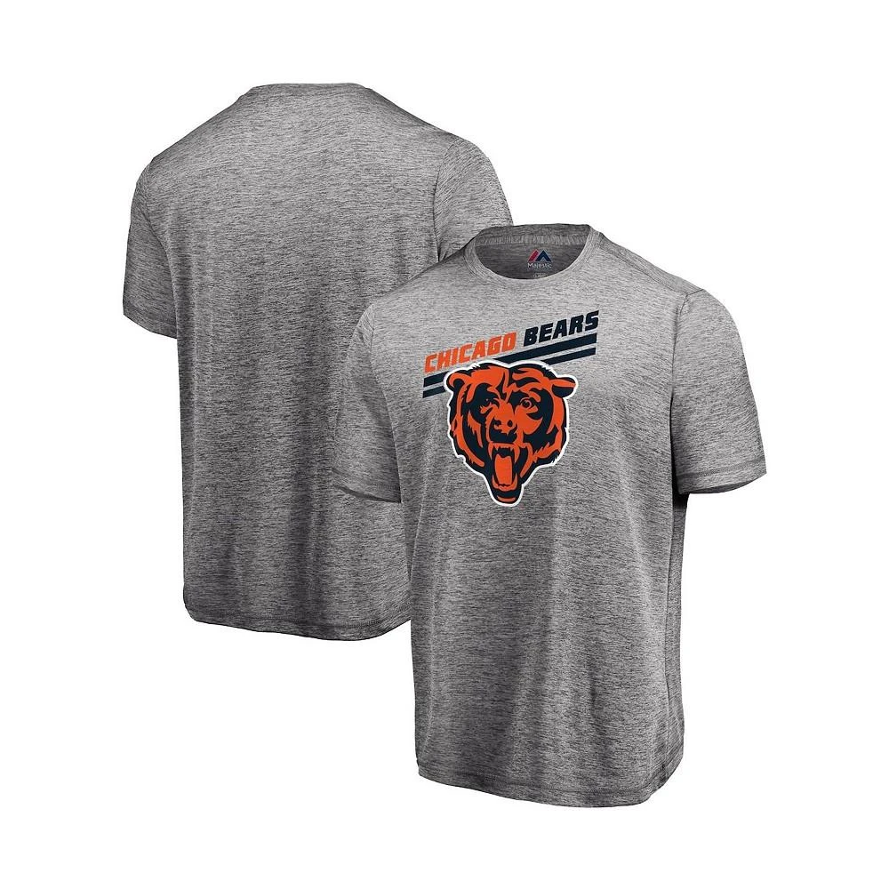 商品Majestic|Men's Gray Chicago Bears Showtime Pro Grade Cool Base T-shirt,价格¥246,第1张图片