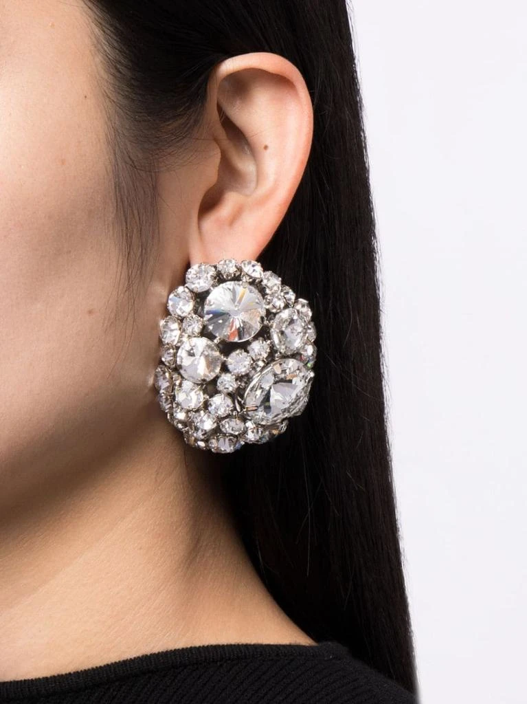 商品AREA|AREA WOMEN CRYSTAL CLUSTER EARRINGS,价格¥2454,第2张图片详细描述