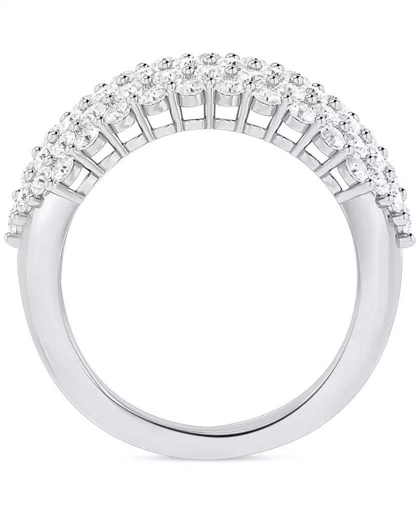 商品Forever Grown Diamonds|Lab-Grown Diamond Pavé Band (2 ct. t.w.) in Sterling Silver,价格¥1498,第4张图片详细描述