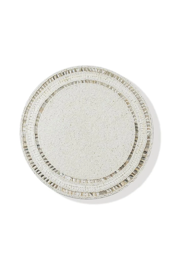 商品Tiramisu|The "Coastal Pearl" Beaded Placemat,价格¥305,第1张图片