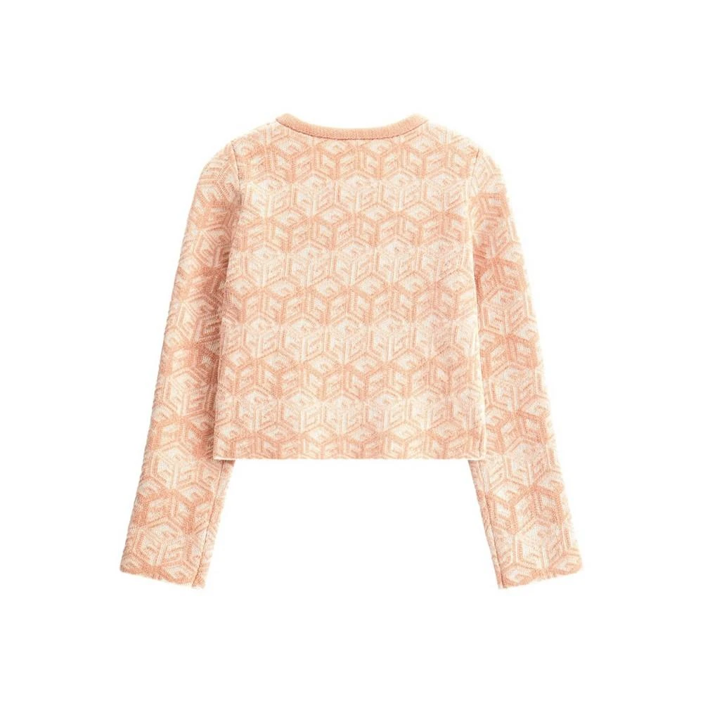 商品GUESS|Big Girls All Over Print Sweater Knit Jacket,价格¥278,第2张图片详细描述