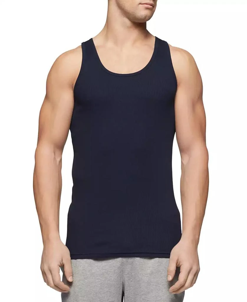 商品Tommy Hilfiger|Men's Three-Pack Cotton Classics Tank Top Shirts,价格¥194,第2张图片详细描述