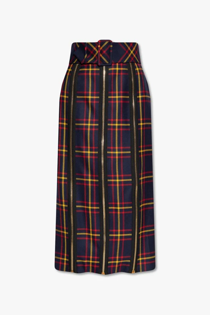 商品Gucci|Gucci Tartan Wool Skirt,价格¥18003,第1张图片