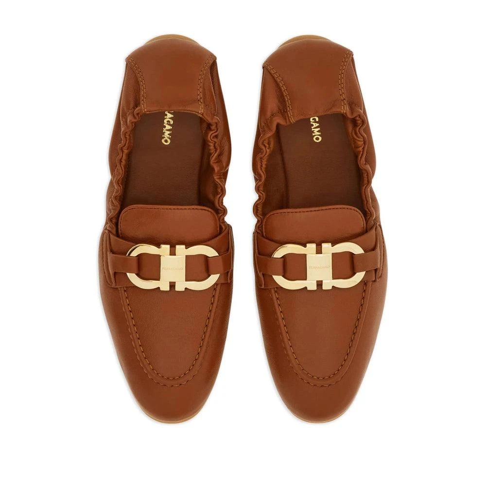 商品Salvatore Ferragamo|Brown Loafers,价格¥3568,第3张图片详细描述