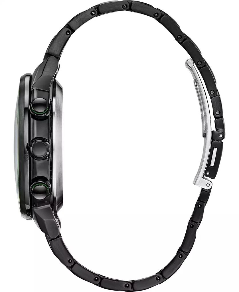 商品Citizen|Eco-Drive Men's Satellite Wave GPS Black-Tone Stainless Steel Bracelet Watch 44mm,价格¥5393,第2张图片详细描述