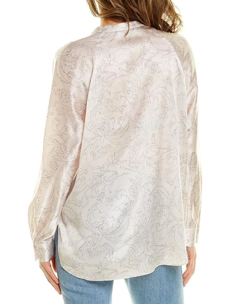 商品Vince|Vince Floral Sketch Silk Blouse,价格¥1063,第2张图片详细描述