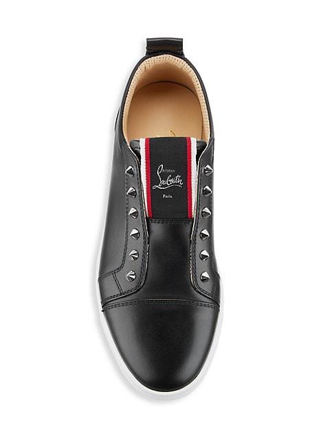 商品Christian Louboutin|Fique A Vontade Leather Low-Top Sneakers,价格¥6588,第7张图片详细描述