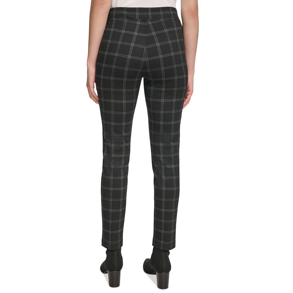 Women's Plaid Pull-On Leggings商品第2张图片规格展示