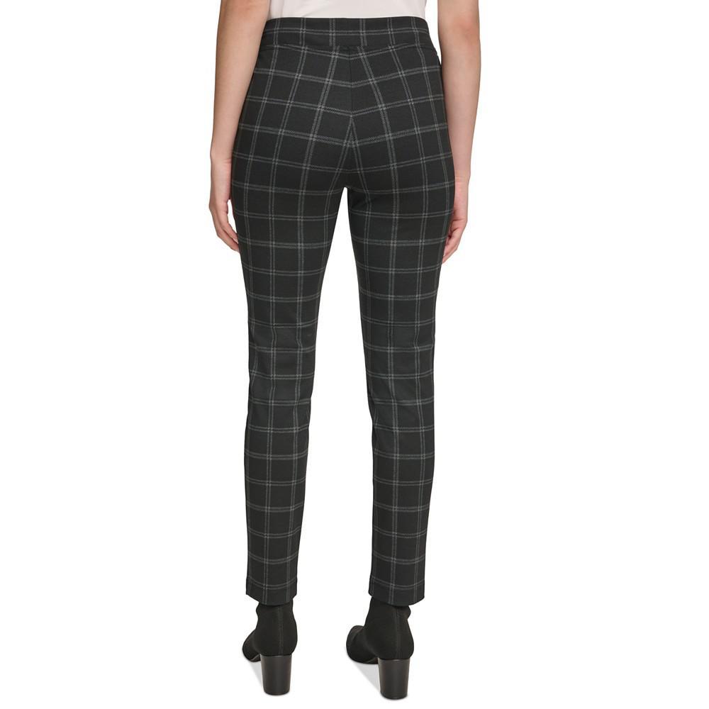 商品Calvin Klein|Women's Plaid Pull-On Leggings,价格¥596,第2张图片详细描述