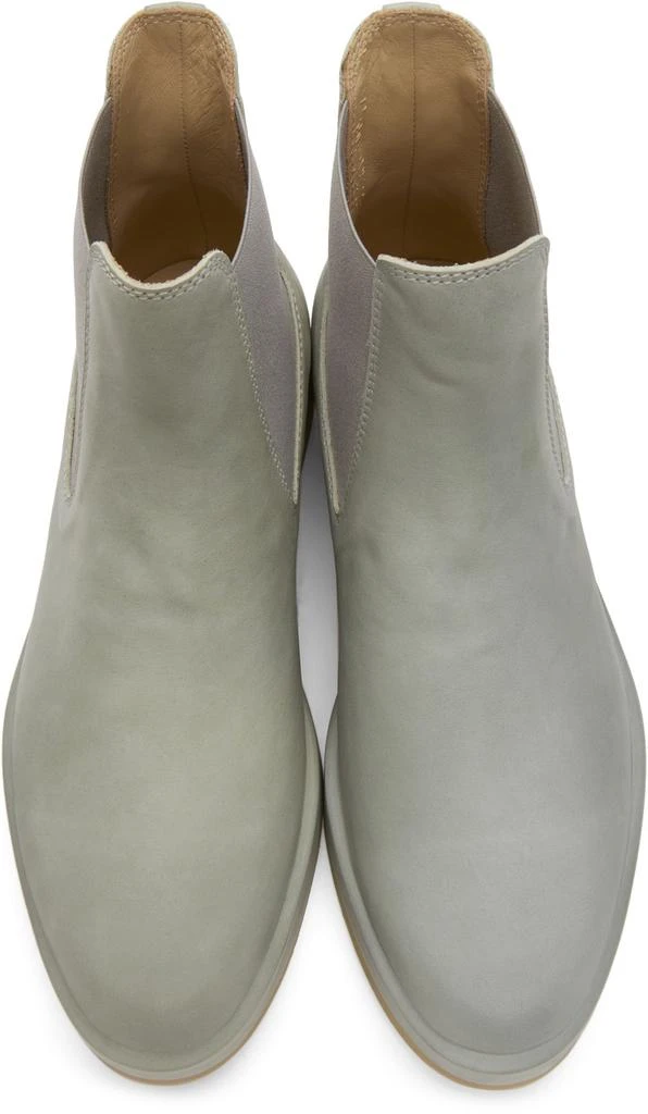 商品Fear of god|Grey Leather Wrapped Chelsea Boots,价格¥2249,第5张图片详细描述