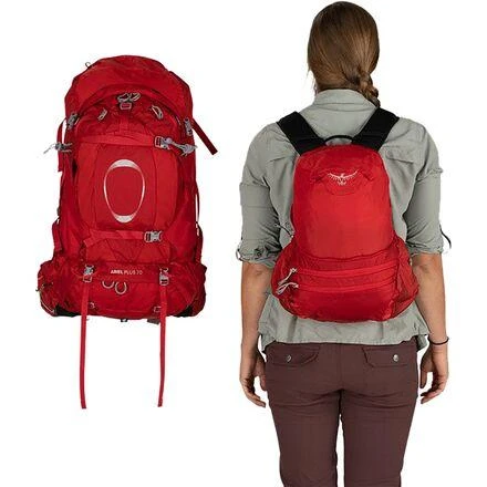 商品Osprey|Ariel Plus 70L Backpack - Women's,价格¥2176,第4张图片详细描述