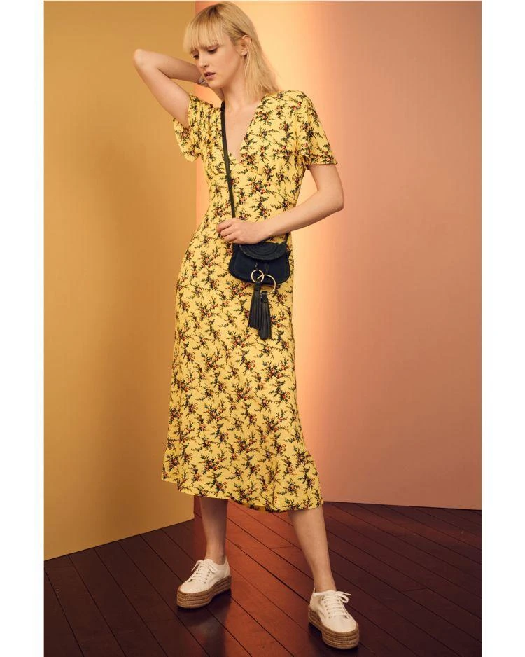 商品Sandro|Sandro Enis Printed Midi Dress,价格¥1852,第4张图片详细描述