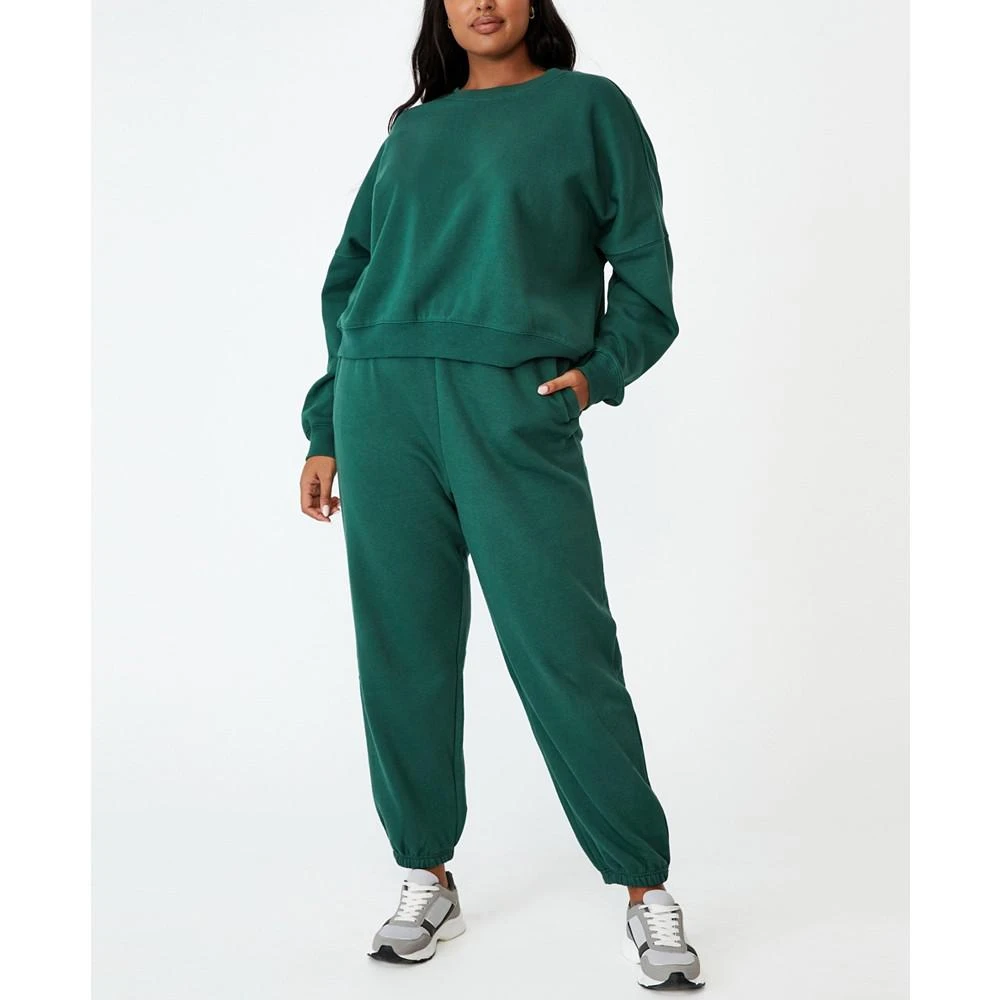 商品Cotton On|Trendy Plus Size Classic High Waist Track Pants,价格¥226,第3张图片详细描述