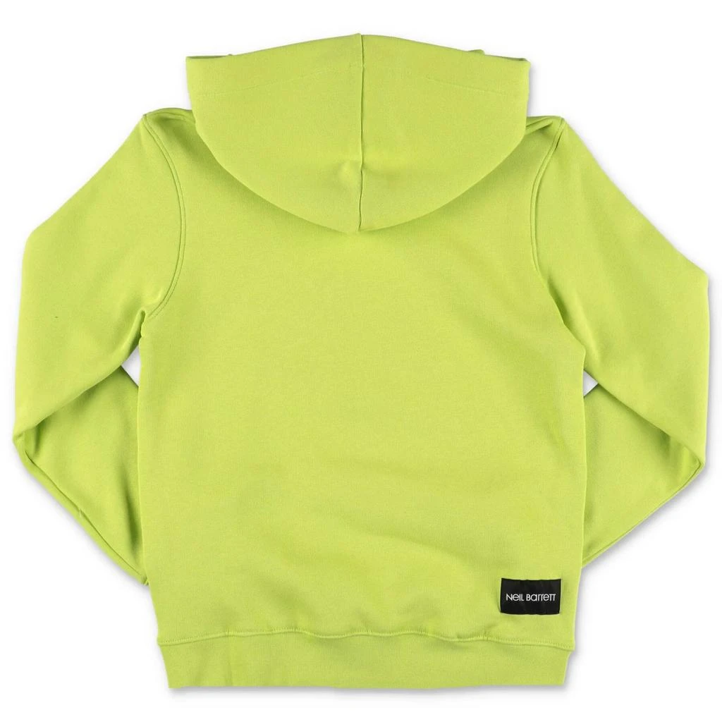 商品Neil Barrett|Neil Barrett Felpa Giallo Lime In Cotone Con Cappuccio,价格¥875,第2张图片详细描述