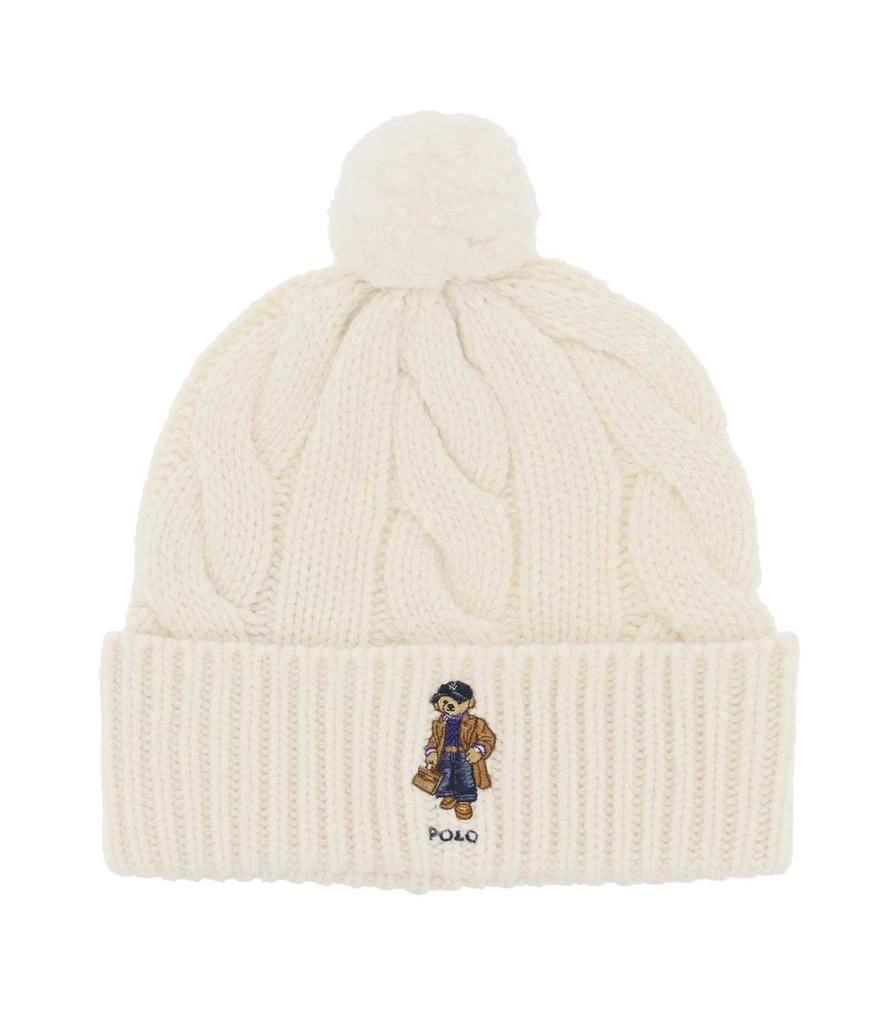 商品Ralph Lauren|Polo Ralph Lauren Cable-Knit Pom-Pom Detailed Beanie,价格¥600,第1张图片