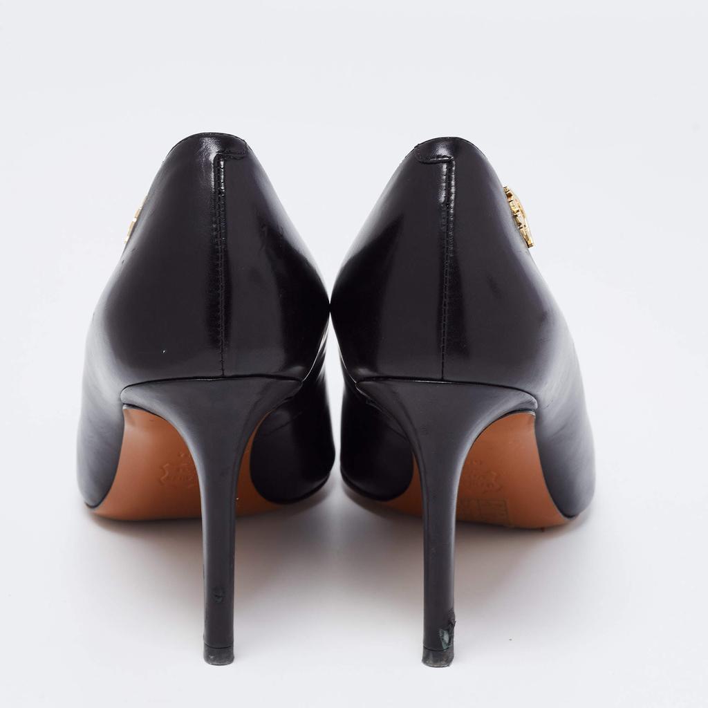 商品[二手商品] Tory Burch|Tory Burch Black Leather Elizabeth Pumps Size 39,价格¥1037,第7张图片详细描述