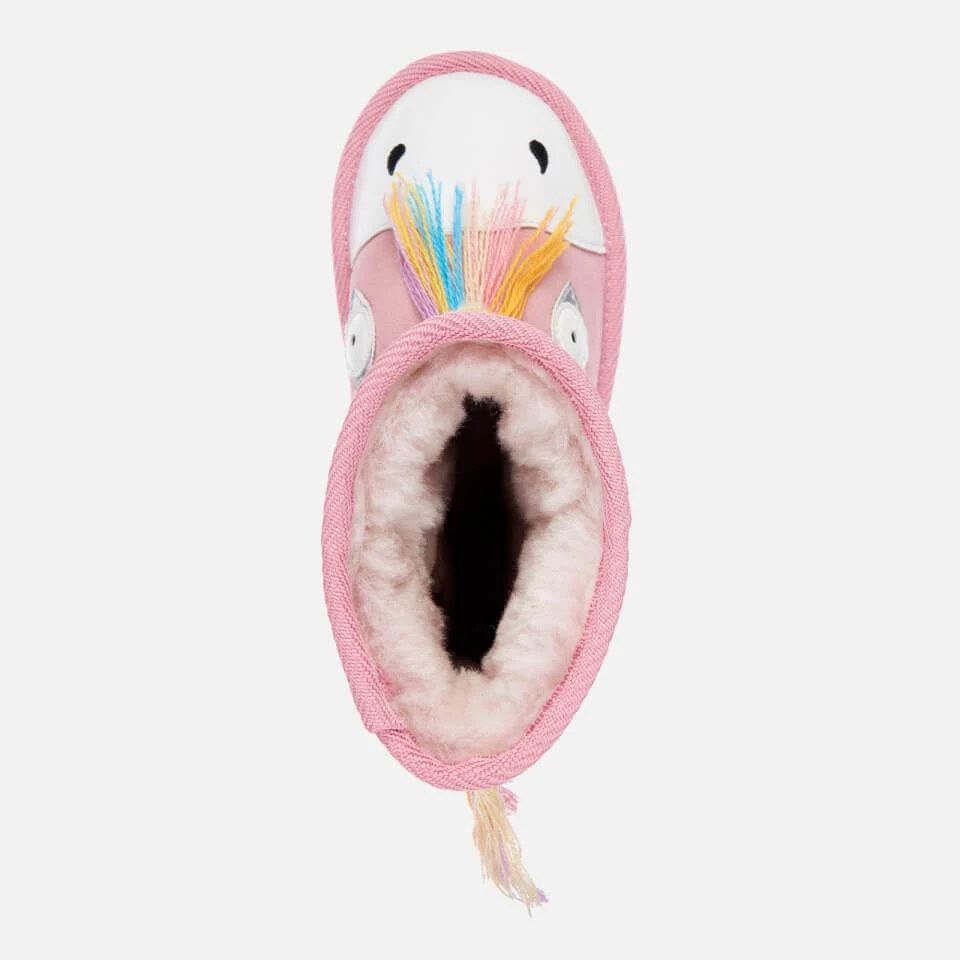 EMU AUSTRALIA TODDLERS' MAGICAL UNICORN SHEEPSKIN BOOTS - PALE PINK 商品