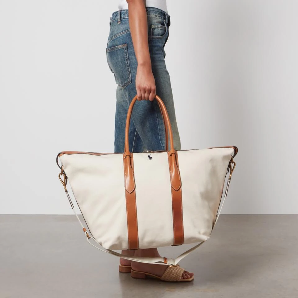 商品Ralph Lauren|Polo Ralph Lauren Bellport Cotton-Canvas Weekend Bag,价格¥5021,第2张图片详细描述