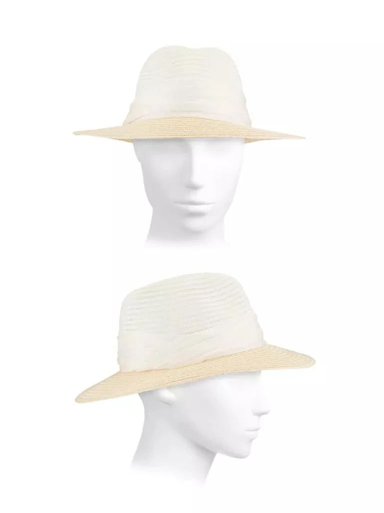 商品Eugenia Kim|Courtney Vented Colorblocked Hemp Fedora,价格¥2539,第3张图片详细描述