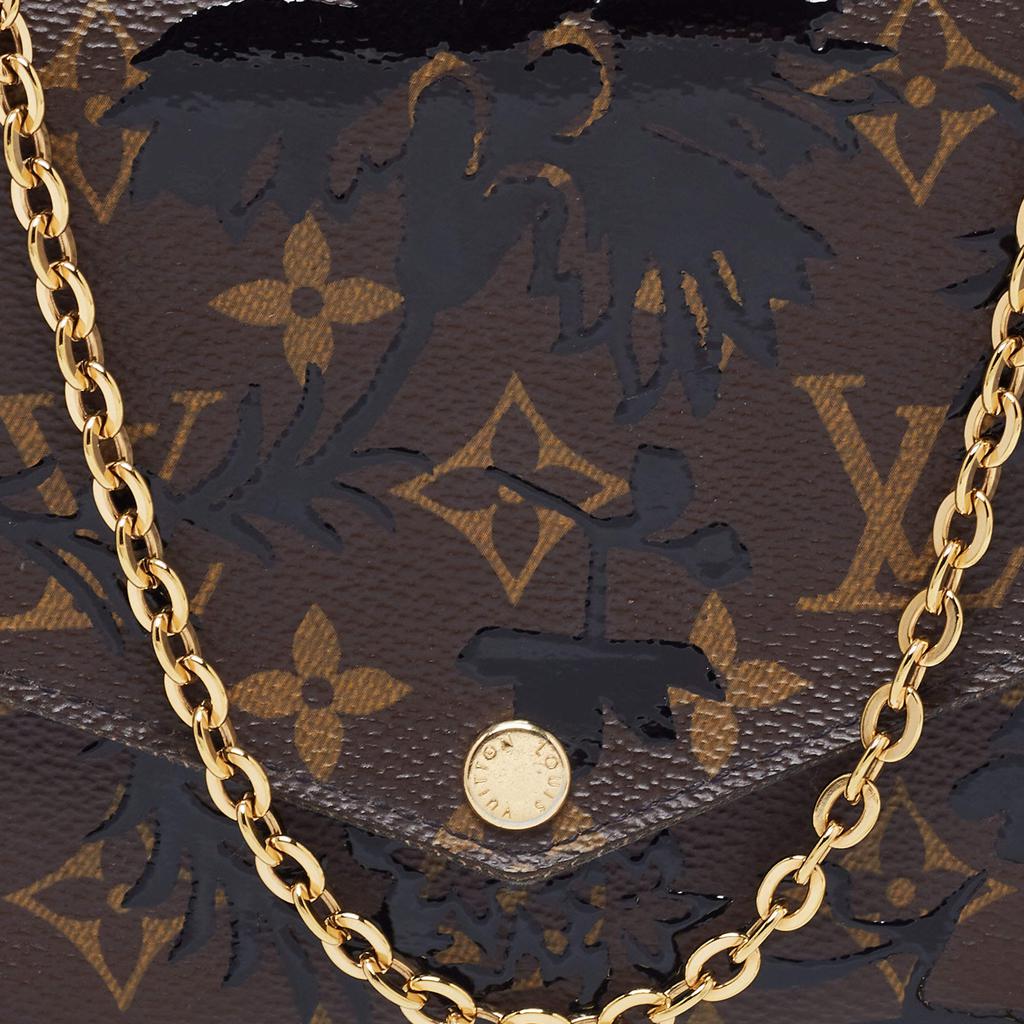 Louis Vuitton Monogram Canvas Limited Edition Blossom Pochette Felicie Clutch Bag商品第6张图片规格展示