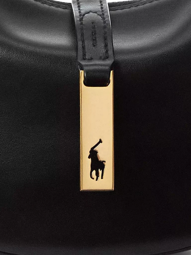 商品Ralph Lauren|女式 Polo ID 迷你皮革单肩包,价格¥3677,第5张图片详细描述